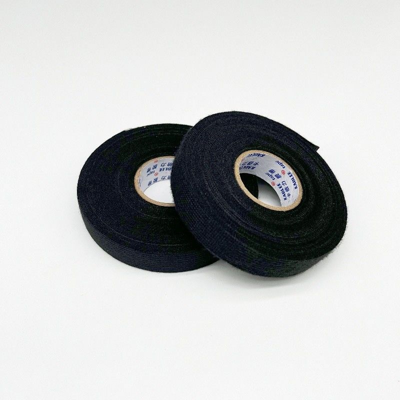Całkowicie czarny T58 Materiał tkanin nienasycony Fleece Wire Wiring Tape for Wire Harness Cable Tensile Strength