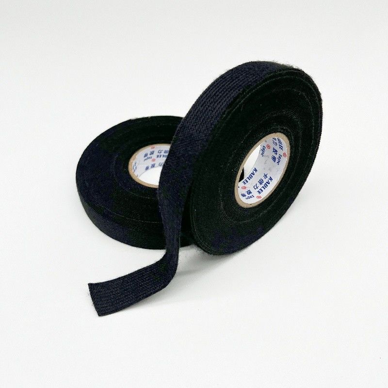 Profesjonalny pełny czarny T58 Materiał tkanin nienasycony Fleece Wire Wiring Tape for Wire Harness Cable