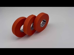 Niestandardowa pomarańczowa taśma do owijania wiązek przewodów samochodowych, odporna na chemikalia